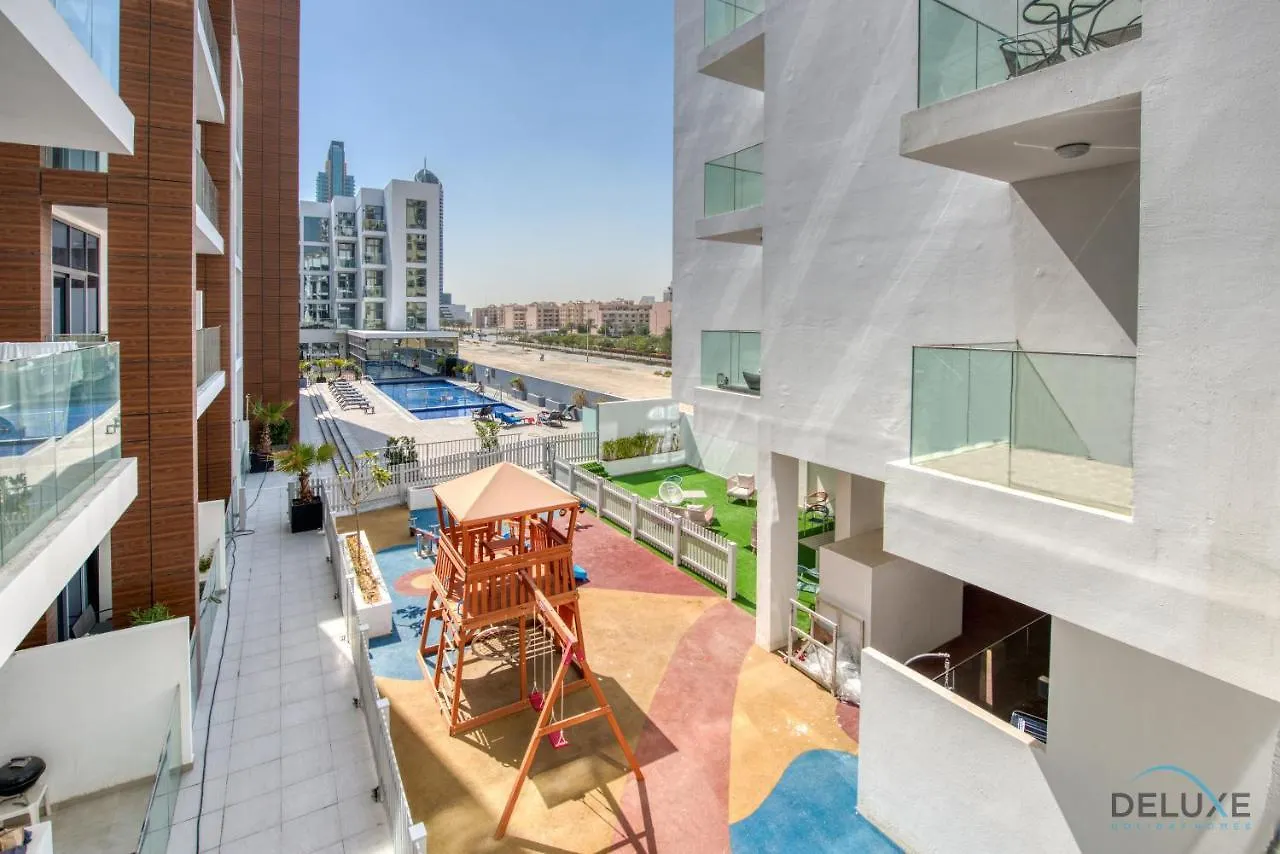 Upbeat 1Br At Pantheon Elysee Jumeirah Village Circle By Deluxe Holiday Homes Dubai United Arab Emirates